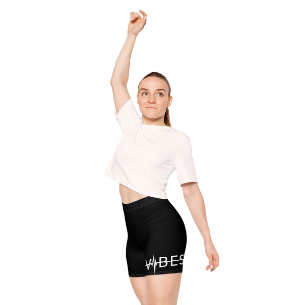 Strong Vibes Women's Biker Shorts (AOP)