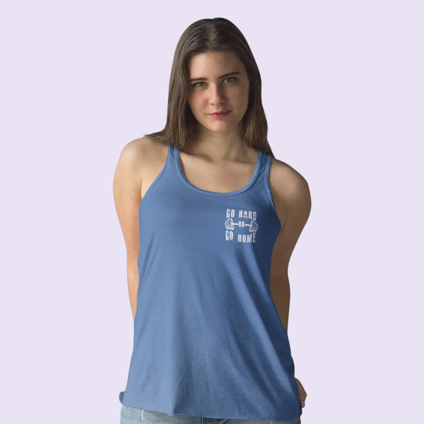 Iron Angel Go Hard:  Aesthetic  Flowy Racerback Tank