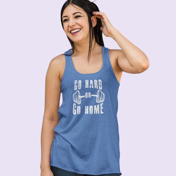 Iron Angel Go Hard:  Flowy Racerback Tank