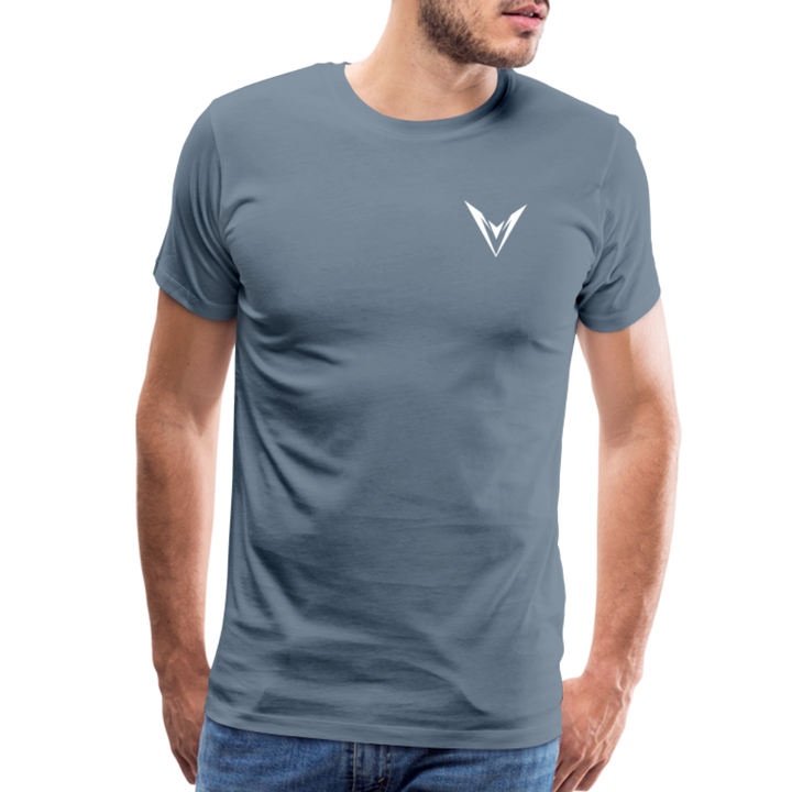Men's Premium T-Shirt - steel blue