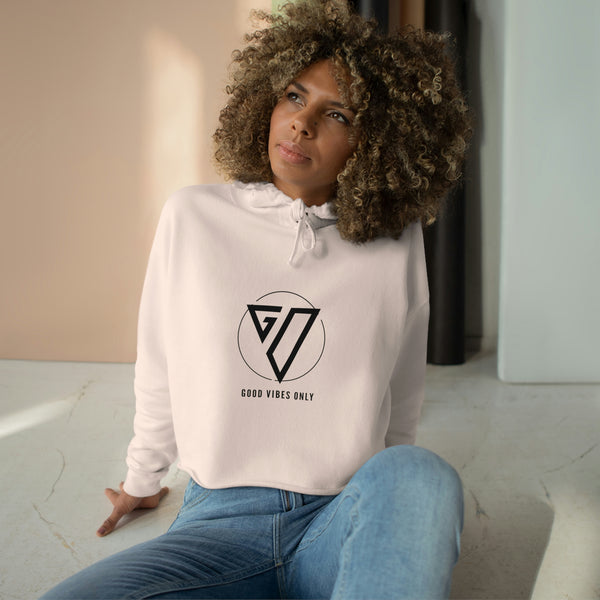 Crop Hoodie - Good Vibes